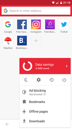 Free download latest opera mini for android iphone